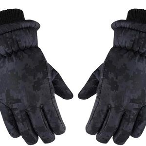 3 Pairs Kids Winter Warm Snow Waterproof Gloves (Colors: Blue, Black or Grey)
